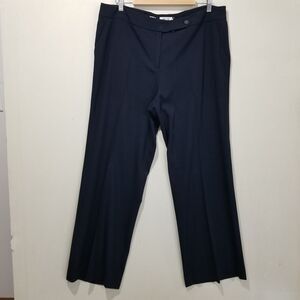Vicky Tiel Pants Size 16 Womens Trouser Dress Black Career Plus